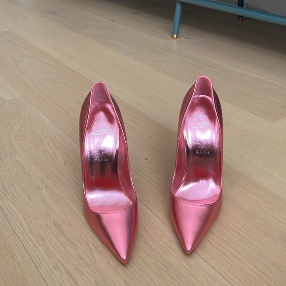Christian Louboutin | Metallic Pink So Kate 120 Heels - Size IT 39 - Picture 2 of 16